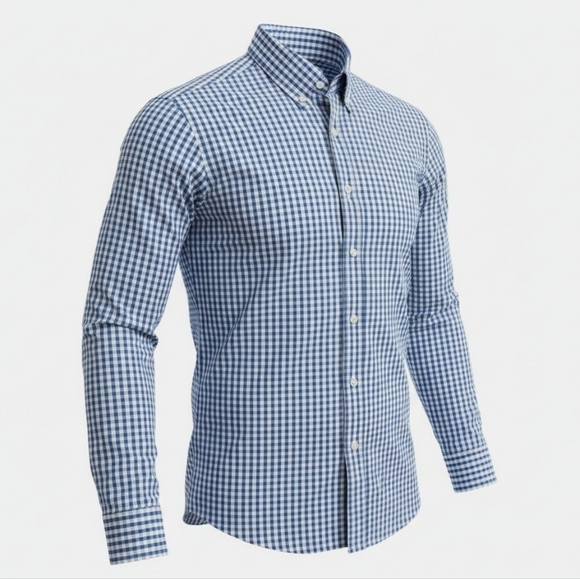 Southern Tide Other - Southern Tide Blue Check Button Down Shirt - Size XXL